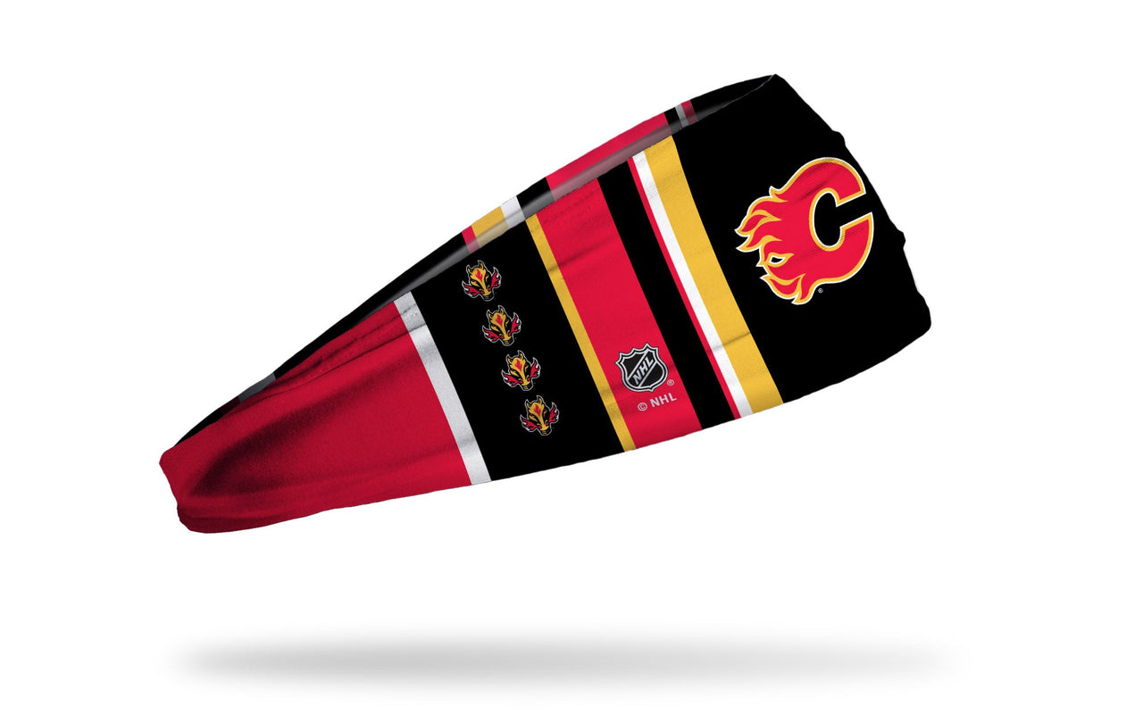 Calgary Flames: Bar Down Headband - View 2
